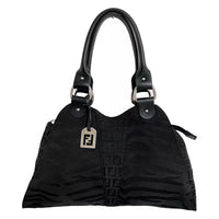 Fendi Vintage Zucca Zebra Diablo Bag
