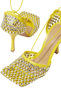 (New) Bottega Veneta Sparkle Stretch Sandals in Leather & Mesh