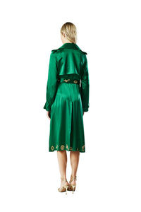 The Green Oracle Trenchcoat