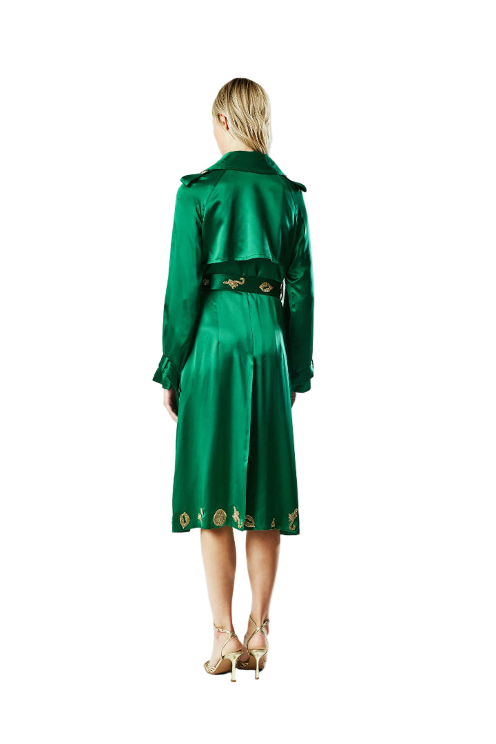 The Green Oracle Trenchcoat