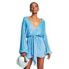 Gabrielle Sequin Robe Icy Blue