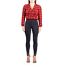 Chanel Vintage Plaid Cropped Wool Jacket