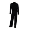 Vintage Black Tuxedo Jumpsuit