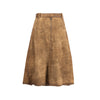 Vintage Alm Sach Suede Leather Skirt