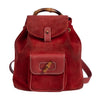 Vintage Red Bamboo Backpack 1990