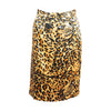 Leopard Silk Skirt