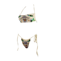 Clover Embroidered Bikini