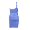 V-neck Double Strap Tube Dress