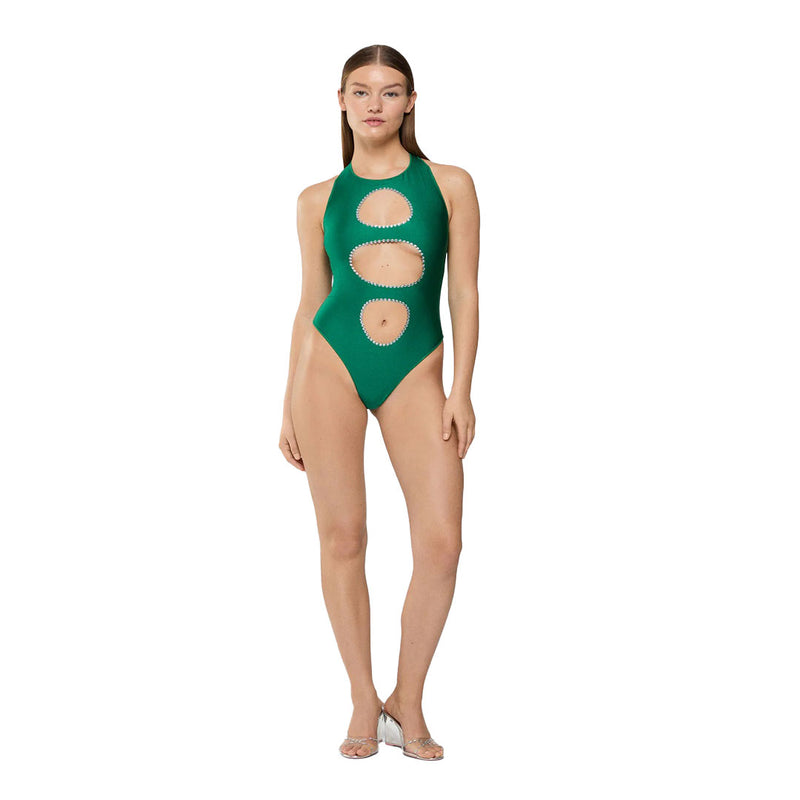 Gem Cut Out Maillot