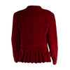 Vintage Red Velvet Jacket