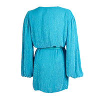 Gabrielle Sequin Robe Icy Blue