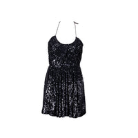 (NEW) Midnight Blue Sequin Dress