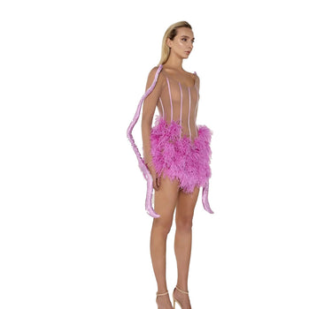 Arielle Feather Dress