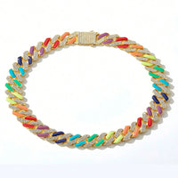 Rainbow Diamante Chain