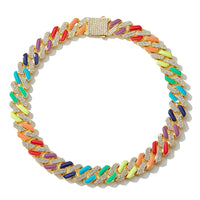 Rainbow Diamante Chain