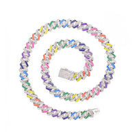 Rainbow Diamante Chain