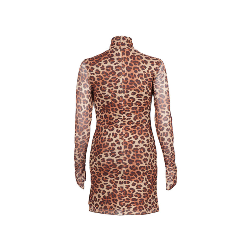 Jordi Leopard Mini Dress