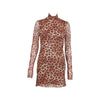 Jordi Leopard Mini Dress