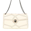 Bvlgari Beige Studded Leather Medium Serpenti Forever Shoulder Bag