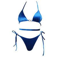 Blair Velvet Crossed Bikini