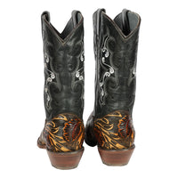 (NEW) Leather Cowgirl Boots