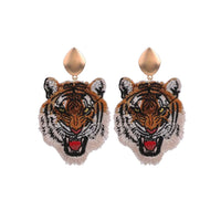 Tiger Drop Earring