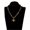 Multicolour Cross Necklace