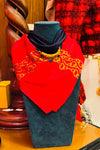 Vintage Chanel Silk Satin Scarf Coco Jewelry Print