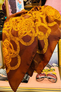 Chanel Vintage Silk Scarf