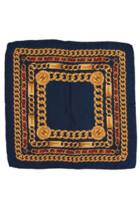 Silk Chain CC Scarf Multicolor
