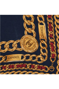 Silk Chain CC Scarf Multicolor