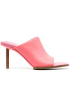 (New) 90mm Les Mules Rond Carre Sandals