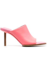 (New) 90mm Les Mules Rond Carre Sandals
