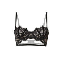 Semicachetero W Negro Lace Bra