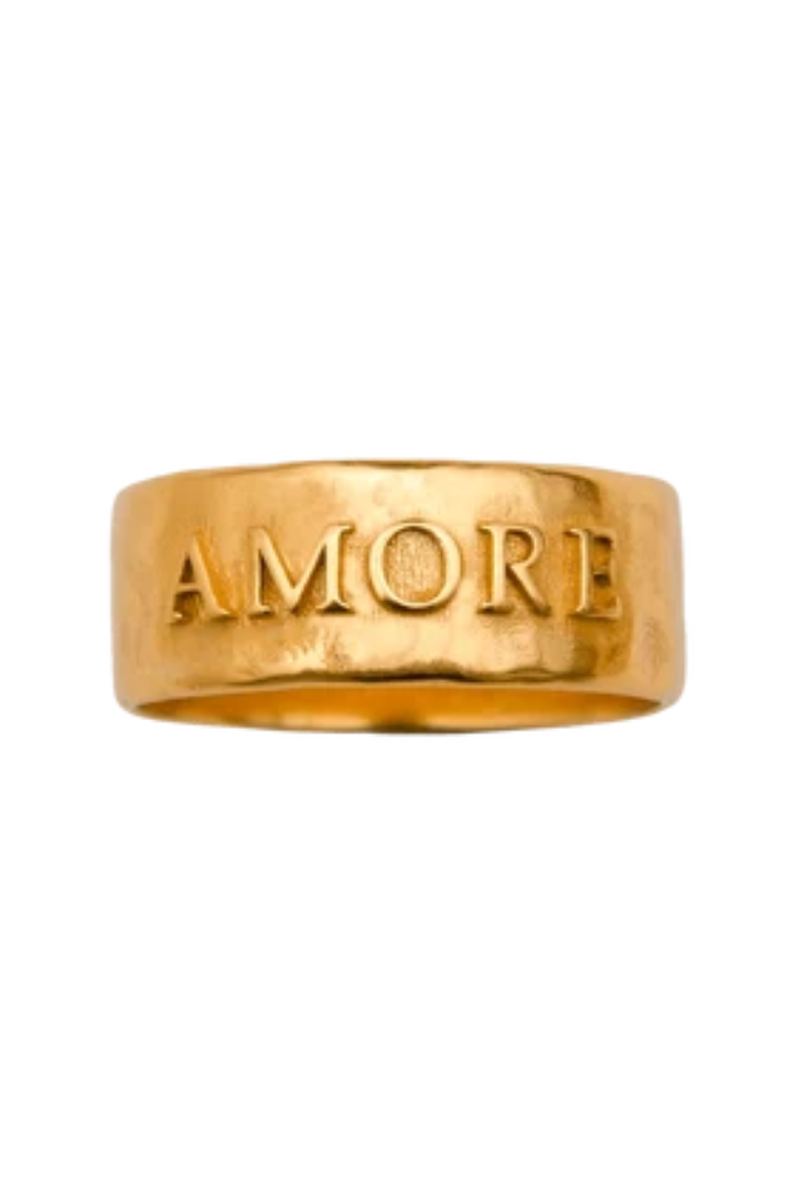 Amore Gold Band Ring