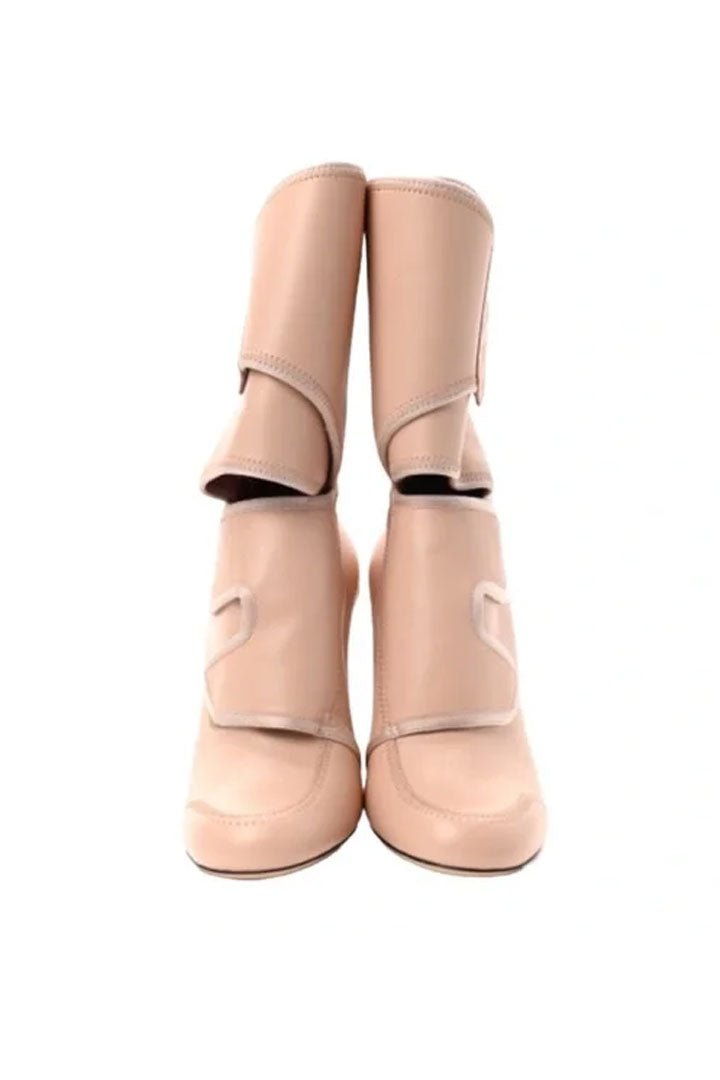 Authentic Fendi Leather Heeled Boots