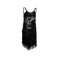 Vintage Black Beaded Cocktail Dress