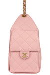 25 Hobo Bag Light Pink Caviar Antique Gold Hardware