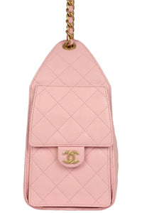 25 Hobo Bag Light Pink Caviar Antique Gold Hardware