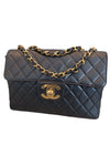 Vintage Matelasse Single Flap Quilted Lambskin Chain Shoulder Bag