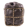Vintage CC GHW Bucket Bag Chain Shoulder Bag Lambskin Leather Black