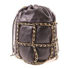 Vintage CC GHW Bucket Bag Chain Shoulder Bag Lambskin Leather Black
