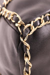 Vintage CC GHW Bucket Bag Chain Shoulder Bag Lambskin Leather Black