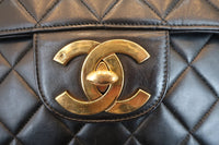Vintage Matelasse Single Flap Quilted Lambskin Chain Shoulder Bag