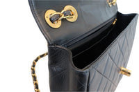 Vintage Matelasse Single Flap Quilted Lambskin Chain Shoulder Bag