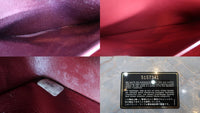 Vintage Matelasse Quilted Single Flap Lambskin Chain Shoulder Bag Black
