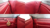 Vintage Matelasse Quilted Single Flap Lambskin Chain Shoulder Bag Black