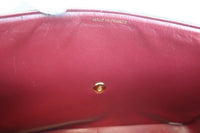 Vintage Matelasse Quilted Single Flap Lambskin Chain Shoulder Bag Black