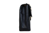 Vintage Matelasse Quilted Single Flap Lambskin Chain Shoulder Bag Black