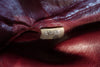 V Stitch Chain Shoulder Bag Lambskin Black